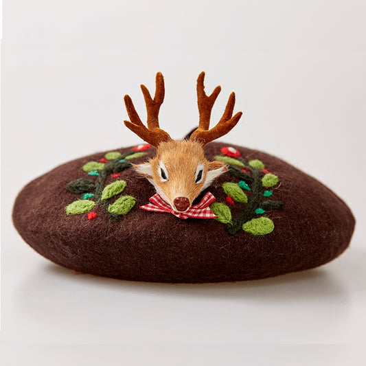 Handmade little deer beret YV5605