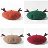 Cute handmade woolen  ear cap YV16035