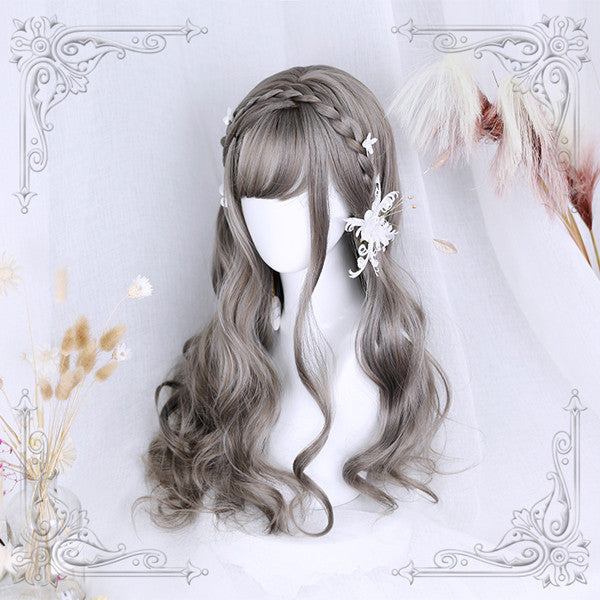Japanese lolita long curly wig yv42860