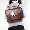 Black/Brown Sakura 3-Way Satchel Bag  YV16086