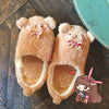 Small bear/rabbit/cat cartoon plush home cotton slippers YV5050