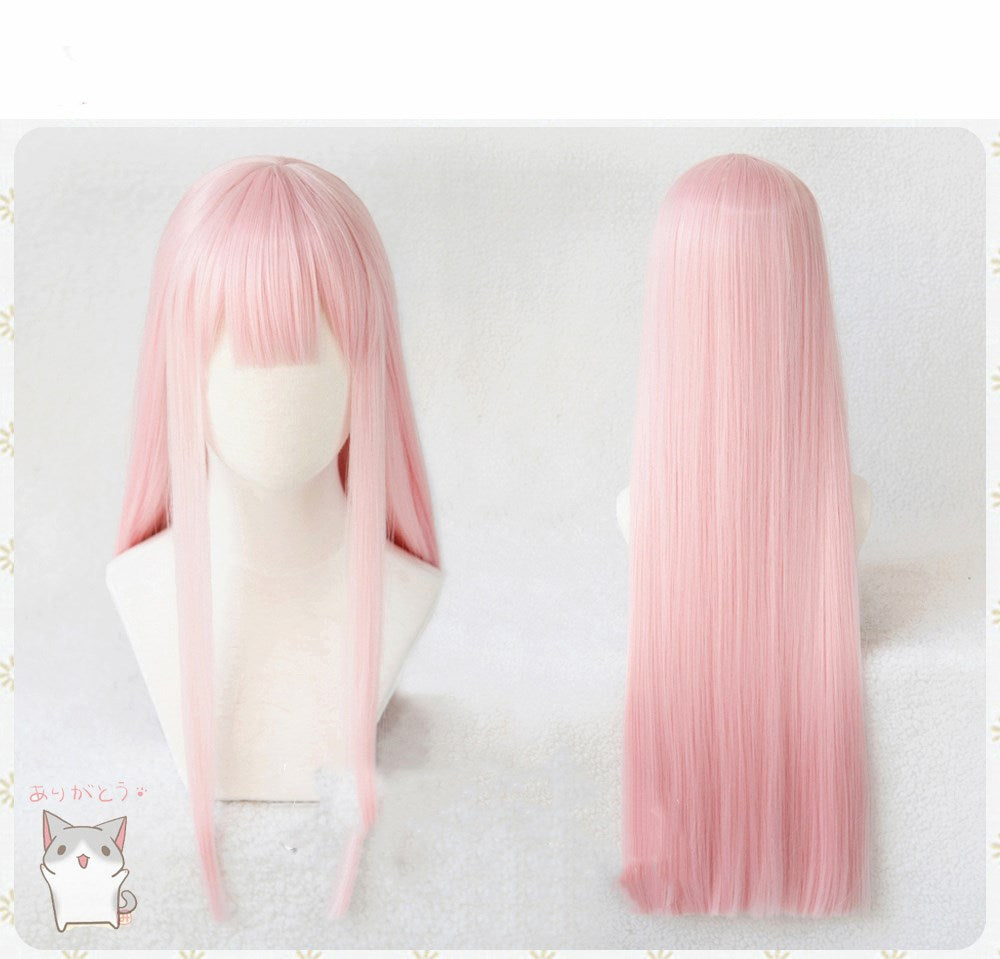 ZERO TWO pink cosplay wig yv30114