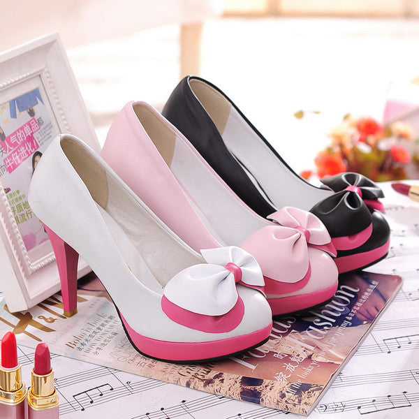 Korean fashion bow princess shoes YV90085