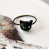 Japanese cute cat ring yv40721