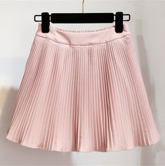 High waist chiffon pleated skirt YV424