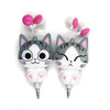 Creative Cartoon Cheese Cat Doll in-ear Headphones YV159