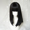 Black straight wig YV41094