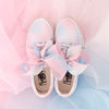 Cute bow tie tie dyed canvas shoes YV40371