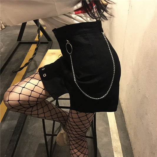 Harajuku Vintage Denim Skirt yv40633