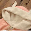 Pink/Navy Kawaii Rabbit Ears Hoodie Cape YV16042