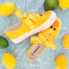 Harajuku ulzzang yellow canvas shoes yv42279