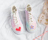 Harajuku style girl hand-painted canvas shoes YV90089