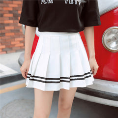 Korean version of the wild pleated skirt YV232
