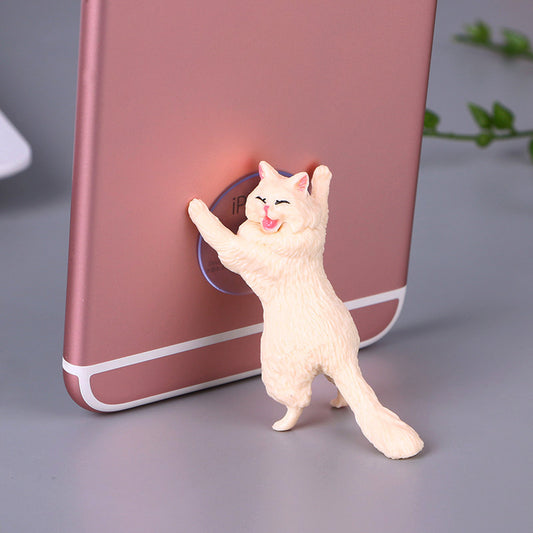 Cute cat sucker phone holder YV40385
