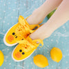 Harajuku ulzzang yellow canvas shoes yv42279