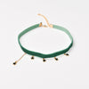 Chic dark green necklace YV40921