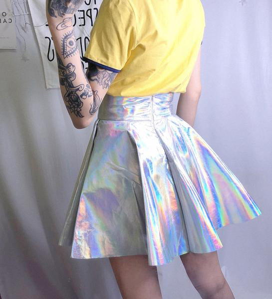 Korea Harajuku Style Laser Skirt YV90092