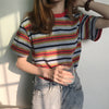 Rainbow striped T-shirt YV40237