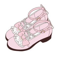 Lolita bow shoes YV41010