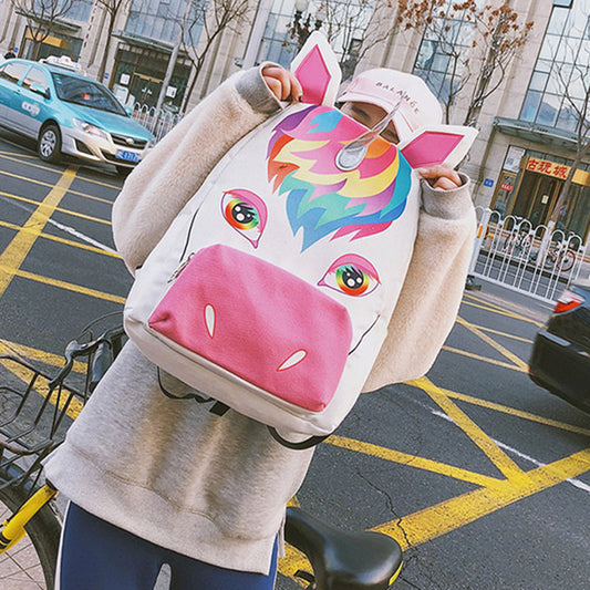 Cute Unicorn Cartoon Backpack yv42290