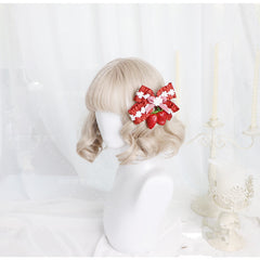 Khaki short roll Lolita cute wig YV40030
