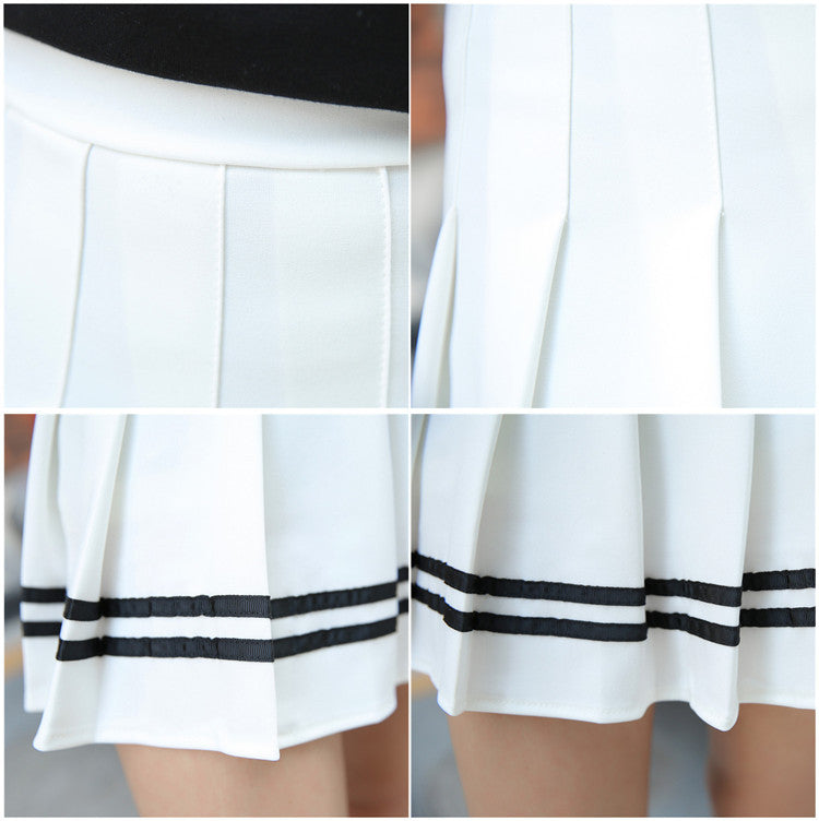 Korean version of the wild pleated skirt YV232