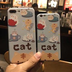Cute kawaii cat iphone case YV17032