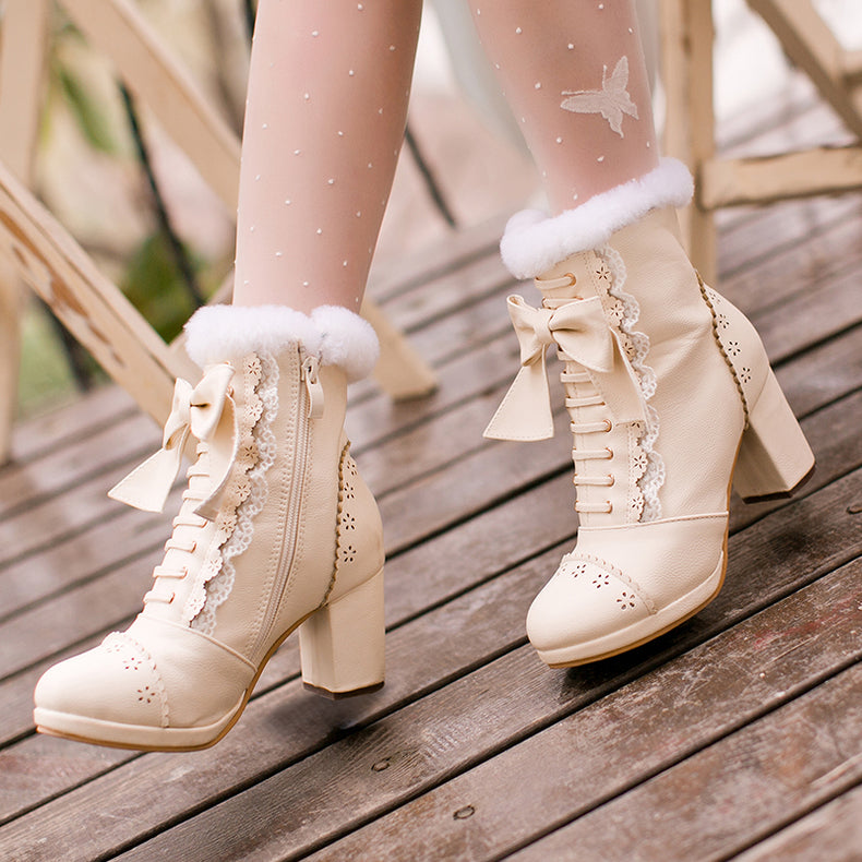 Lolita bow shoes YV40952