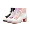 Japanese Lolita lace bow Martin boots YV40794