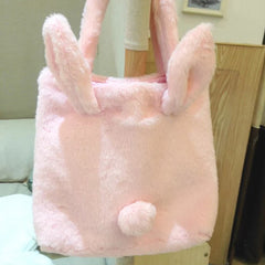 Cute bunny ears tail shoulder bag yv40645