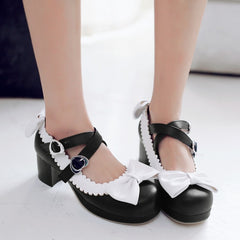 Lolita bow shoes yv42830
