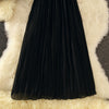 Chiffon dress + denim strap two-piece yv42241