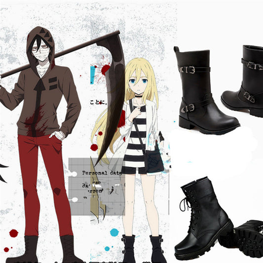 Killing Angel Ray and Zack Cosplay Shoes yv40506