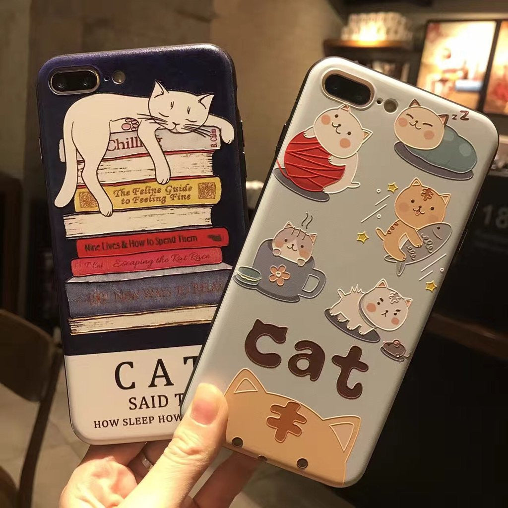 Cute kawaii cat iphone case YV17032