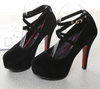 Black straps with high heels YV40496