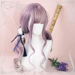 Harajuku Lolita purple cos wigs yv42069