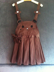 Cute bear strap skirt and rabbit strap pumpkin trousers YV104