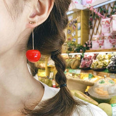Cherry cos simulation earrings yv40566