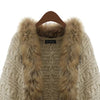 New cloak fur collar bat sweater coat YV5014