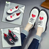 Black/white heart oxford shoes yv6015