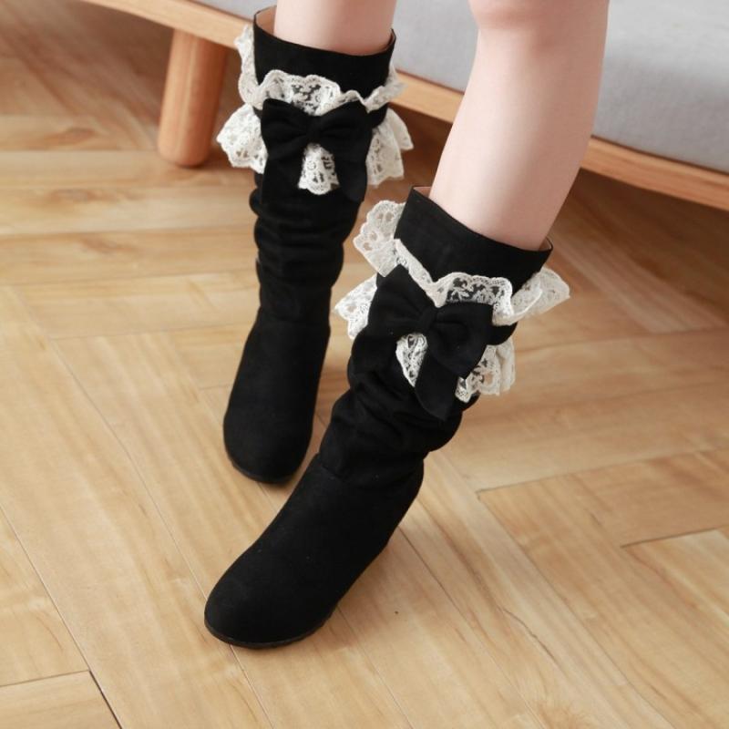 Lolita lace boots more wearing boots yv40828