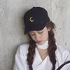 soft girl moon duck tongue shade baseball cap YV16008