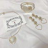 Vintage Heart Ring Necklace YV40879