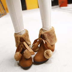 Lovely cos lolita thickened  short boots YV7055