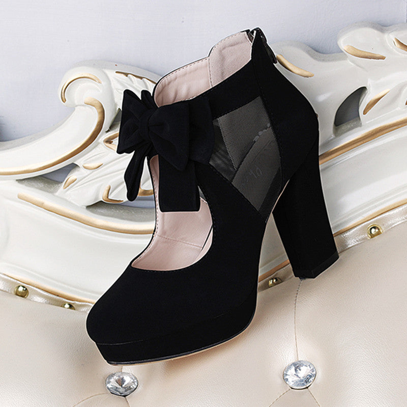 Big bow high heels YV43675