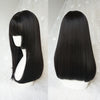 Black long straight wig YV41096
