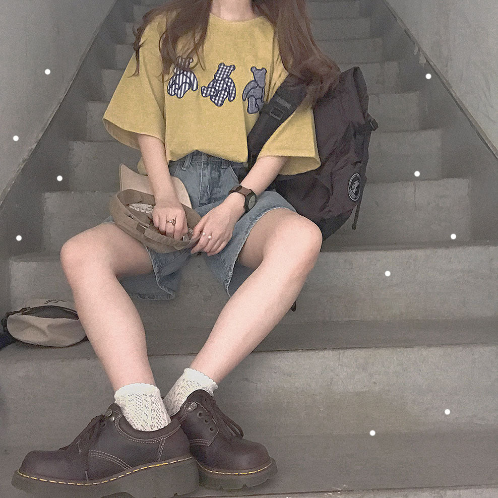 Review for Korea Harajuku style cute T-shirt YV90090