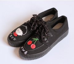 Harajuku Casual Chi-Bi Maruko Flats Preppy Cute Shoes YV2226