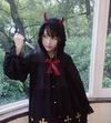 Devil angel gothic Harajuku cardigan long coat YV2237