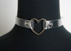 Harajuku Japanese Love heart leather collar Choker YV2277